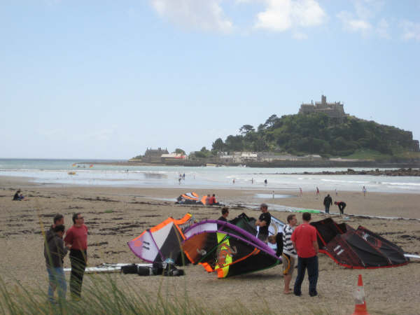 Looking out at St Michaels Mount